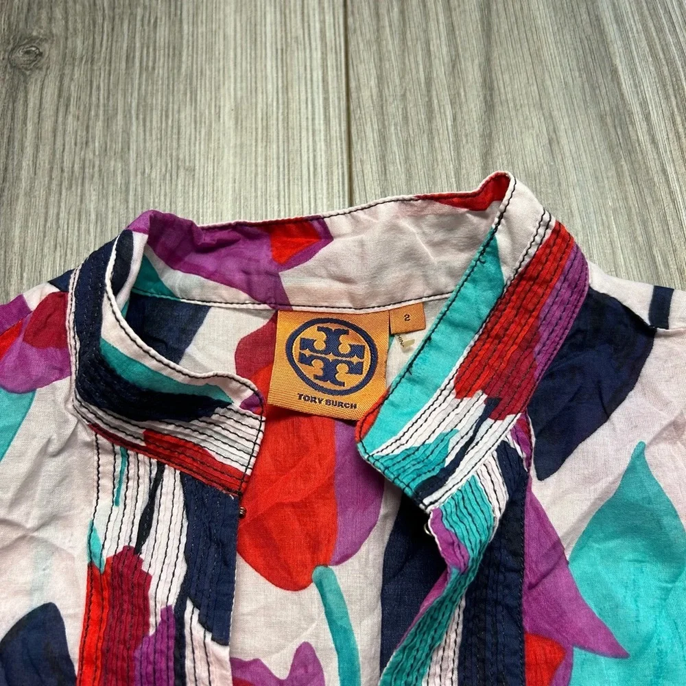 Tory Burch Daniella Ballet Pink Tulip Dress‎ size 2